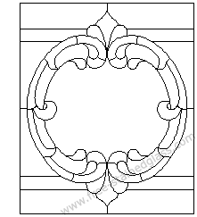 glass panel border