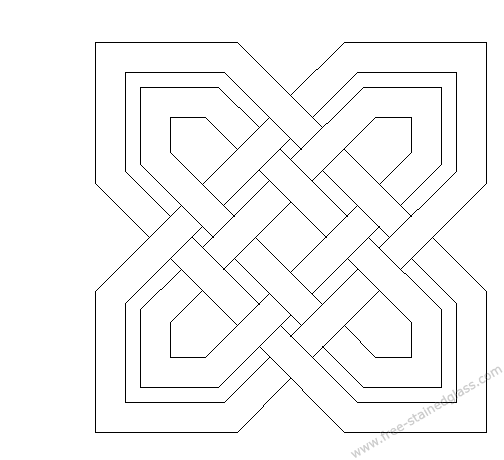free     mosaic celtic cross design