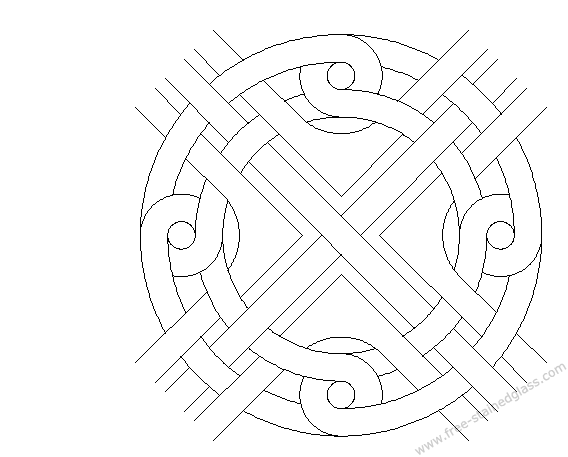 free mosiac tabletop center piece design