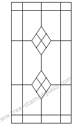 art deco stained glass patterns