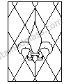 lizard stained glass patterns