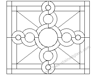 stained glass art pattern 