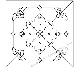 suncatcher stained glass pattern